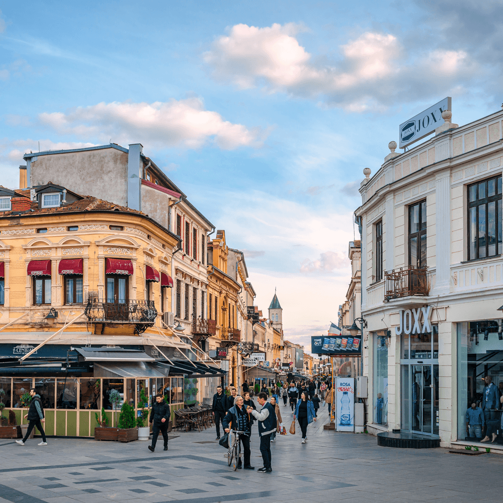 Pedestrian street in Bitola
