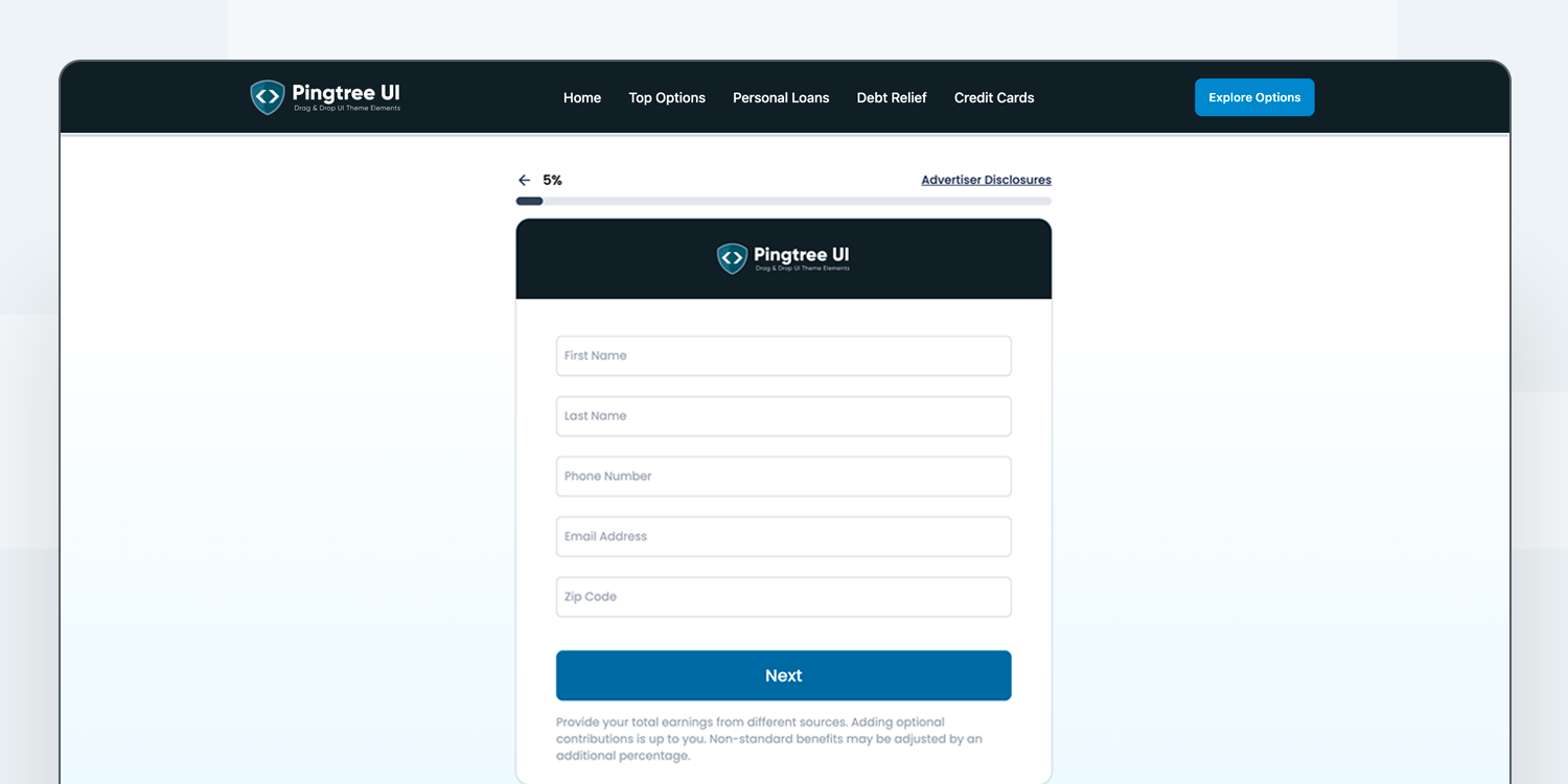 Classic Forms V1 - Light Theme
